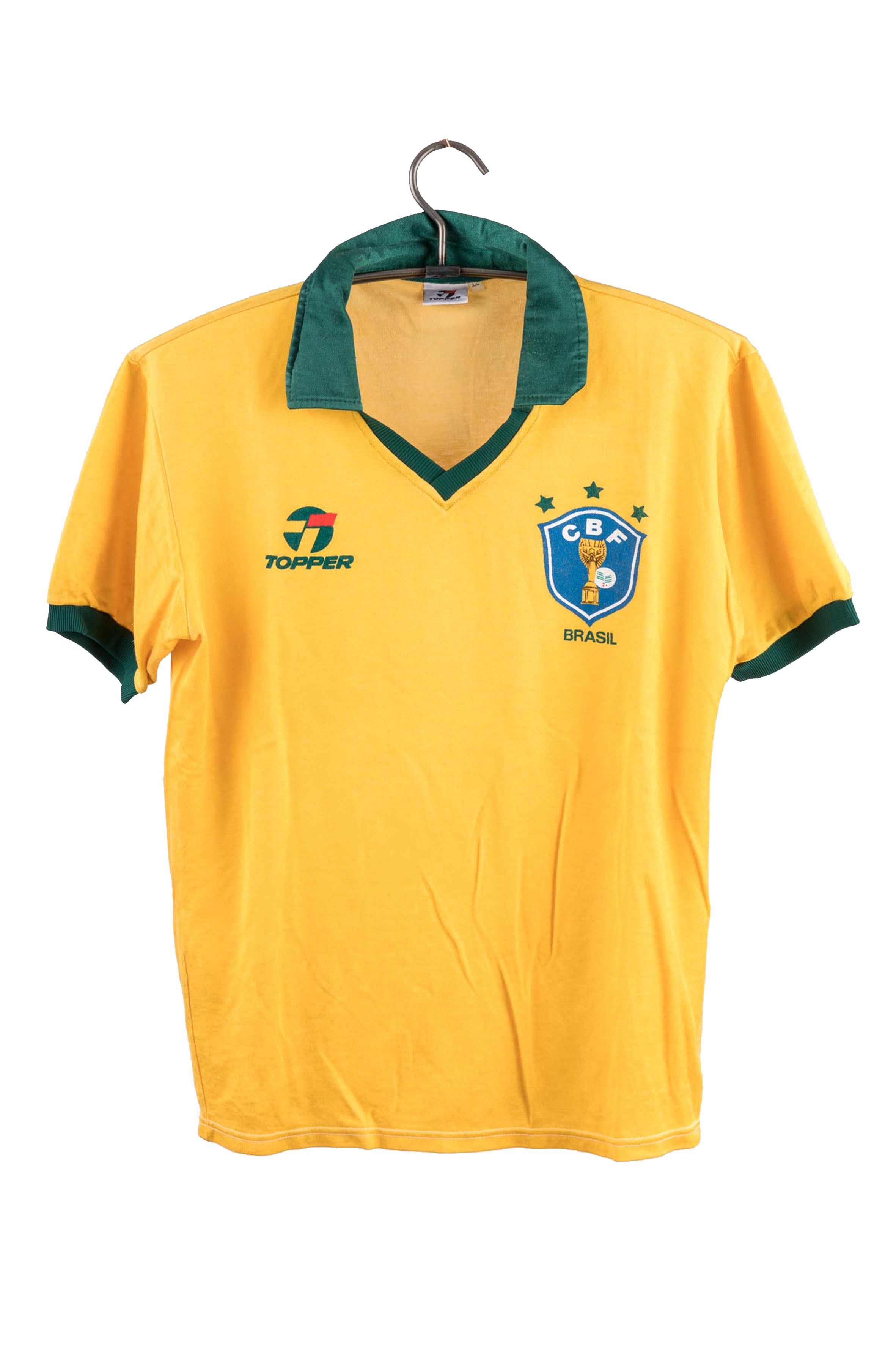 Brazil National football team jersey home shirt 1985/1988 size XL