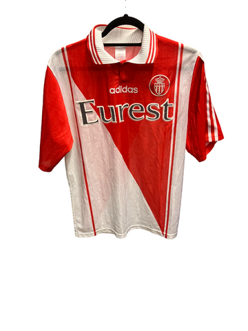 AS Monaco 1996 - 1997 Home Football Shirt S