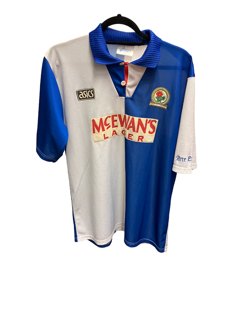 Blackburn Rovers 1994 - 1995 Home Football Shirt L