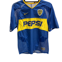 Boca Juniors 2003 - 2004 Home Football Shirt #10 Tevez M