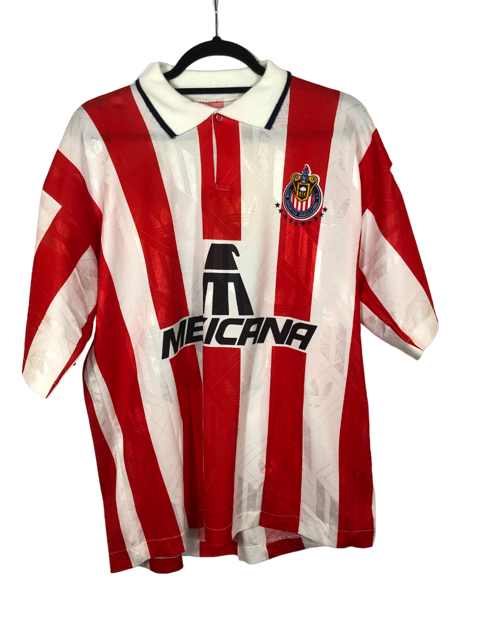 C.D. Guadalajara 1997 - 1998 Home Football Shirt L #16