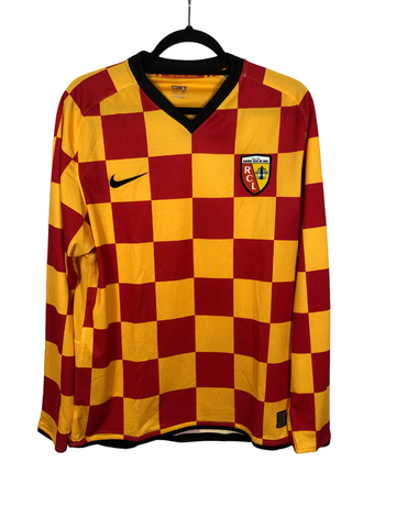 RC Lens 2008 - 2009 Home Football Shirt L/S L