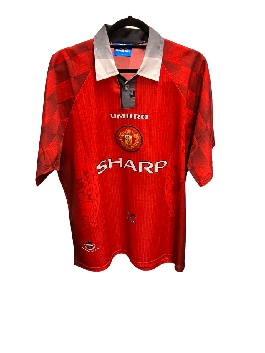 Manchester United 1996 - 1998 Home Football Shirt #21 XL