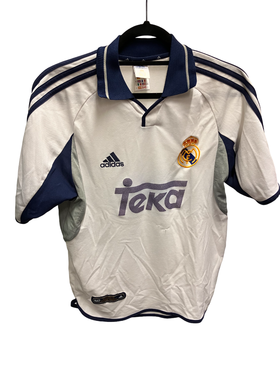 Real Madrid 2000 - 2001 Home Football Shirt S