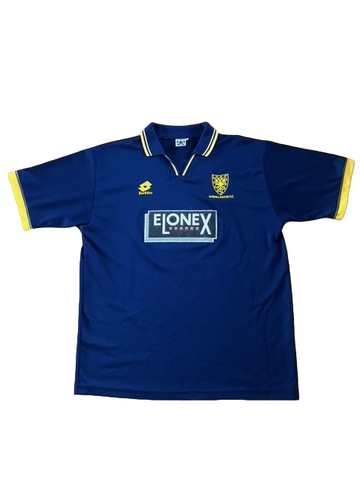 Wimbledon 1996 - 1997 Home Football Shirt #4 Jones XL